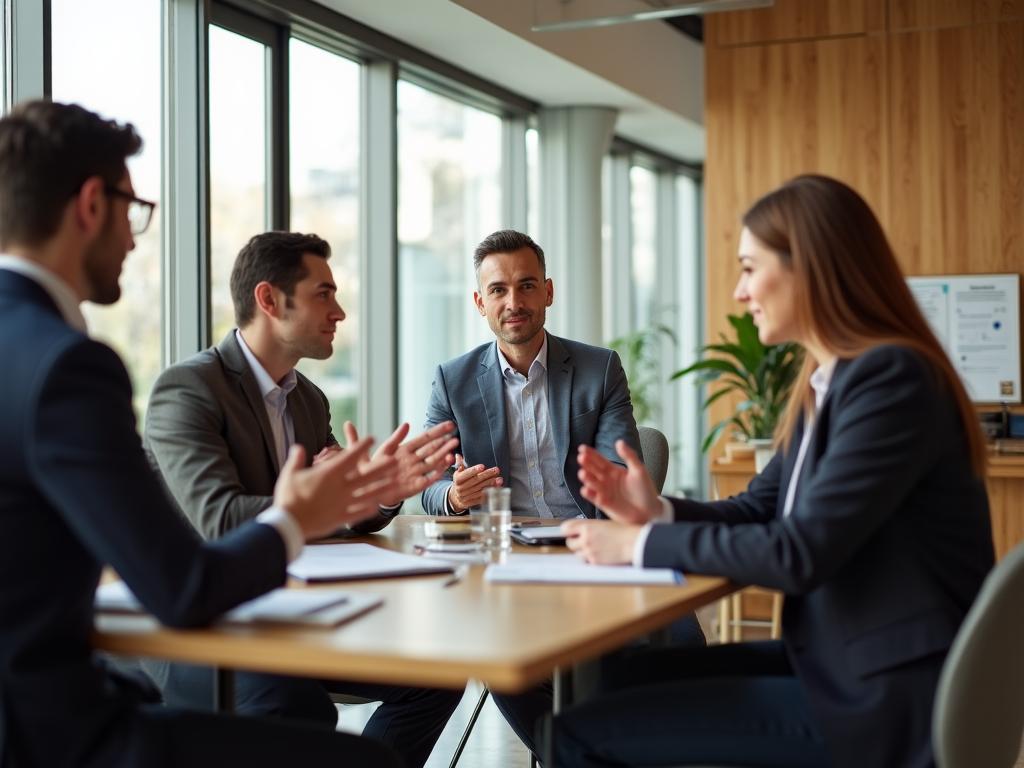 Professional HR consultants in a collaborative Melbourne office setting